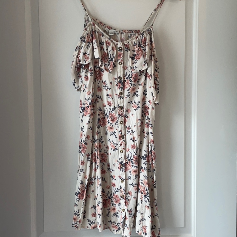 American Eagle cold shoulder dress